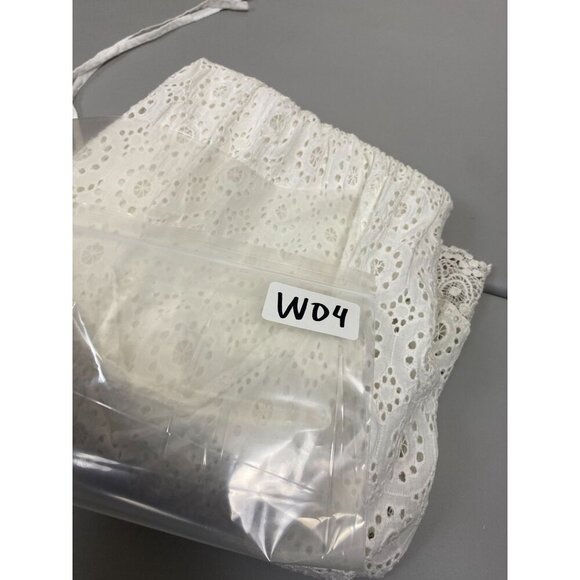 TULAROSA QUINN Off The Shoulder Lace Smocked Dress White Sz Small beach wedding - Picture 10 of 12